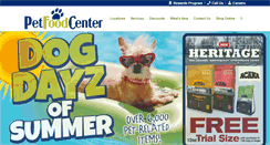 Desktop Screenshot of mypetfoodcenter.com