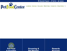 Tablet Screenshot of mypetfoodcenter.com